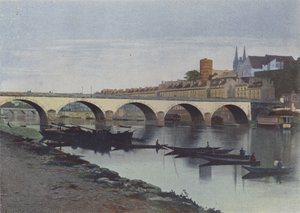 Angers, La Maine (barevné foto) od (after) French Photographer