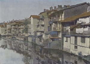 Aurillac, La jordanne (barevná fotografie) od (after) French Photographer