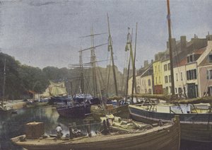 Belle-Ile-en-Mer, Port de Palais (barevné foto)