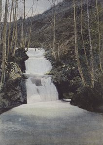 Cascade du Benet, pres Murat (barevné foto) od (after) French Photographer