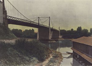 Chalonnes-sur-Loire (barevné foto) od (after) French Photographer