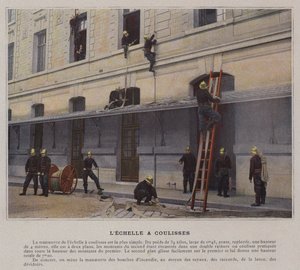 Žebřík se skluzavkami (barevné foto) od (after) French Photographer
