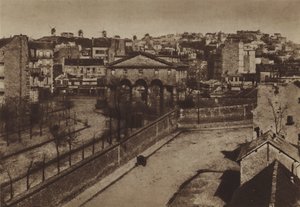 Bariéra Clichy (černobílá fotografie) od (after) French Photographer
