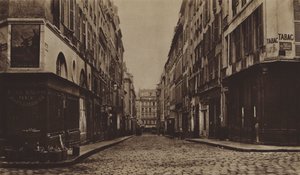 Rue des Moulins kolem roku 1866, zničena, aby uvolnila místo pro avenue de l
