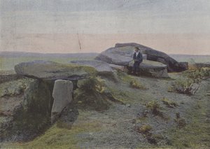 Dolmen Mane-Lud, v Locmariaquer (barevné fotografie) od (after) French Photographer