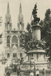 Marseille: Les Reformes a Monument des Mobiles (čb fotografie) od (after) French Photographer