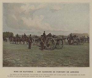 Vkládání baterie, The Caissons Go in Back (barevné foto) od (after) French Photographer