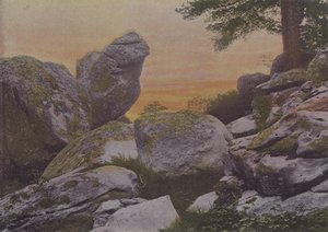 Rochers du mont Ussy (barevné foto) od (after) French Photographer