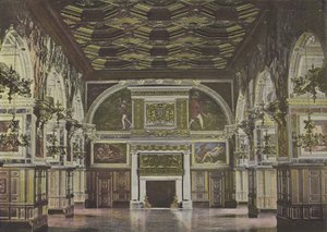 Salle Henri II (barevné foto) od (after) French Photographer