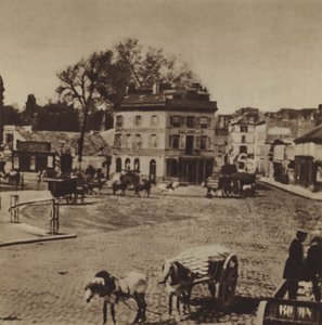 Dveře v Paříži (černobílá fotografie) od (after) French Photographer
