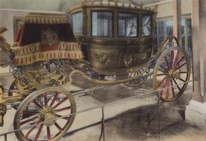 Voiture du Mariage de Napoleon III, svatba kočáru Napoleona III (barevné foto) od (after) French Photographer