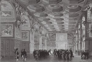 Palác Fontainebleau (rytina) od (after) French School