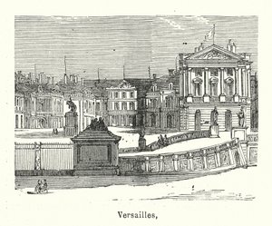Versailles (rytina) od (after) French School