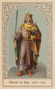 Albert I., německý král (barevná litografie) od (after) German School