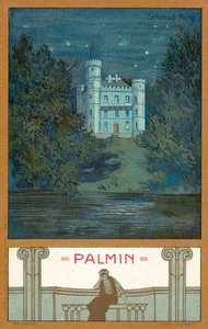 Hrad Berg, Bavorsko (chromolitho) od (after) German School