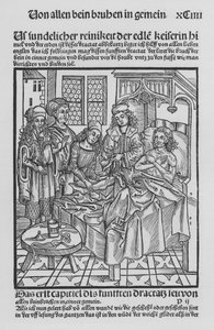 Kniha Cirurgia od Hieronyma Brunschwiga (litho) od (after) German School