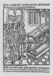Kniha Cirurgia od Hieronyma Brunschwiga (litho) od (after) German School