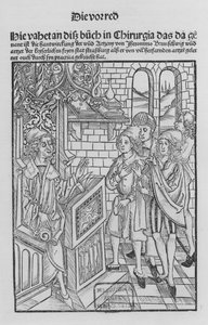 Kniha Cirurgia od Hieronyma Brunschwiga (litho) od (after) German School