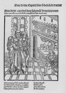 Kniha Cirurgia od Hieronyma Brunschwiga (litho) od (after) German School