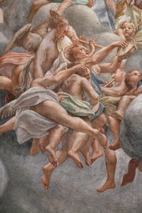 Úhly hrající na hudební nástroje, , detail 3660852 od (c.1489 1534) Correggio