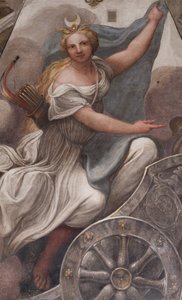 Diana na voze od (c.1489 1534) Correggio