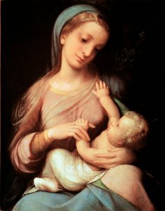 Panna a dítě od (c.1489 1534) Correggio