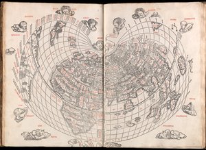 Claudii Ptholemaei Alexandrini liber geographiae cum tabulis et universali figura et cum additione locorum quae a recentioribus reperta sunt diligenti cura emendatus et impressus od (c.90 168)(after) Ptolemy