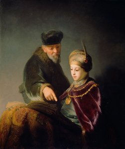 Mladý učenec a jeho učitel, c. 1629-30 (olej na plátně)