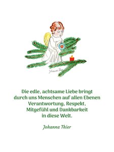 Anděl přinášející světlo od Johanna Thier