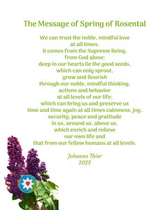 The Message of Spring of Rosental od Johanna Thier