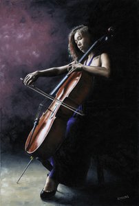 Emocionální violoncellista od Richard Young