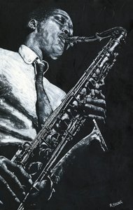 Expresivní saxofon od Richard Young