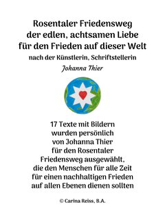 Rosentalská stezka míru od Johanna Thier