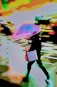 Psychedelická dívka