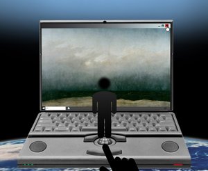Pohled do obrazu (ze série Windows)