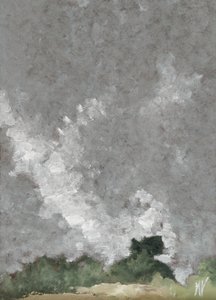 Živý plot a mraky od M. Vet