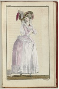Cabinet des Modes nebo Les Modes Nouvelles, 15. června 1786, pl. já