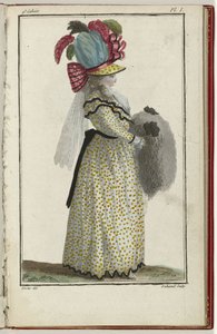Cabinet des Modes nebo Les Modes Nouvelles, 15. března 1786, pl. já