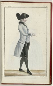 Cabinet des Modes nebo Les Modes Nouvelles, 1. září 1786, pl. II