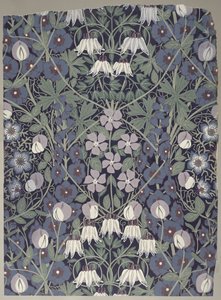 Columbine, vyrobený Jeffrey & Co., Londýn (tapeta) od A.F. Vigers