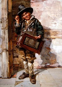 Hráč Hurdy-Gurdy od A.J. Rayner