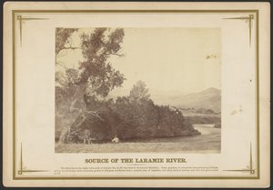 Pramen řeky Laramie. [Wyoming].