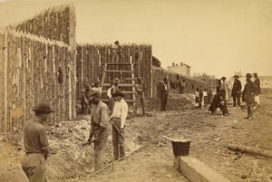 [Stockade built by General Haupt for Protection of Government Property, Orange  Alexandria R.R., Alexandria, Virigina]