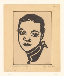 Portrét Josephine Baker od A. Ducand