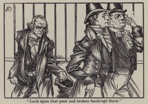 Ilustrace k The Essays of Elia od Charlese Lamba (litho) od A. Garth Jones