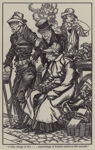 Ilustrace k The Essays of Elia od Charlese Lamba (litho) od A. Garth Jones