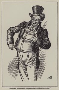 Ilustrace k The Essays of Elia od Charlese Lamba (litho)