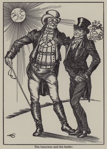 Ilustrace k The Essays of Elia od Charlese Lamba (litho) od A. Garth Jones
