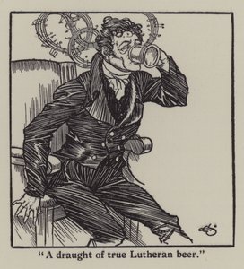 Ilustrace k The Essays of Elia od Charlese Lamba (litho) od A. Garth Jones