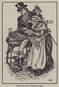 Ilustrace k The Essays of Elia od Charlese Lamba (litho) od A. Garth Jones